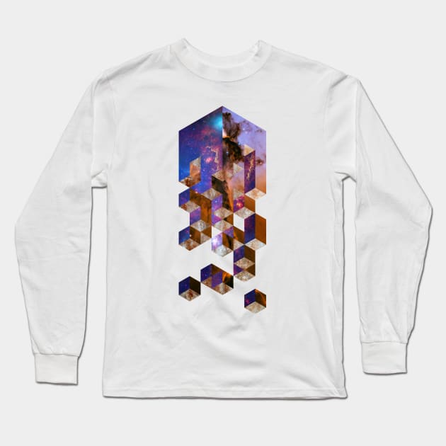 Soluble Cuboid Long Sleeve T-Shirt by ThanksAnyway